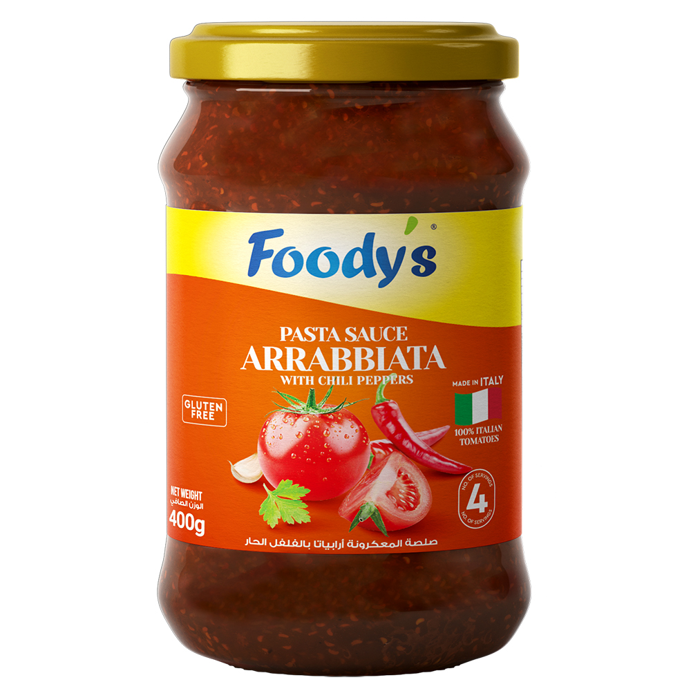 Foody's Food-Arrabbiata Pasta Sauce with Chili Peppers