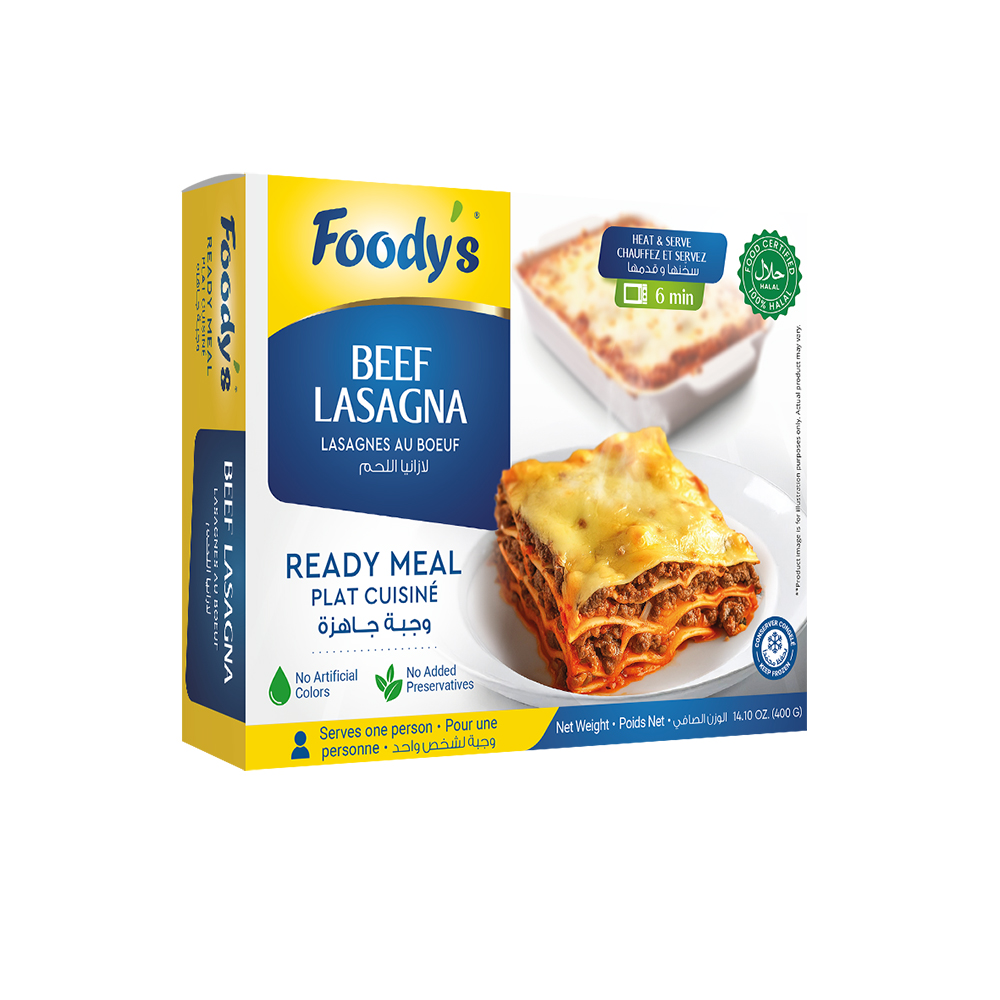 Foody's Food-Ready to Eat - Beef Lasagna 