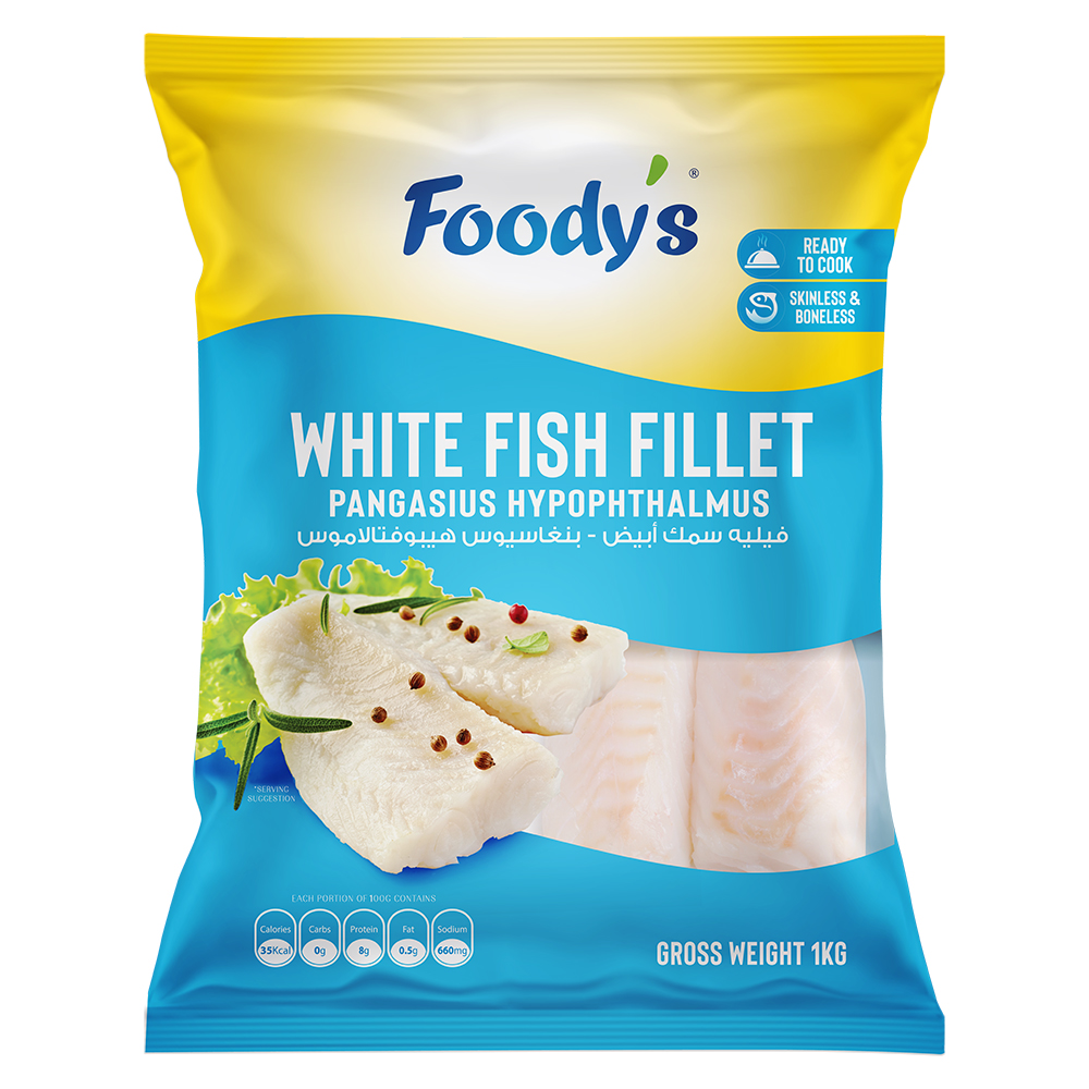 Foody's Food-White Fish Fillet - Pangasius Hypophthalmus 