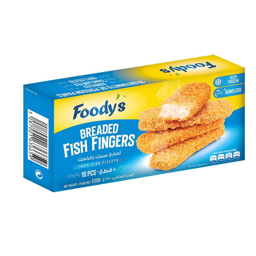 Foody's Food-Breaded Fish Fingers 