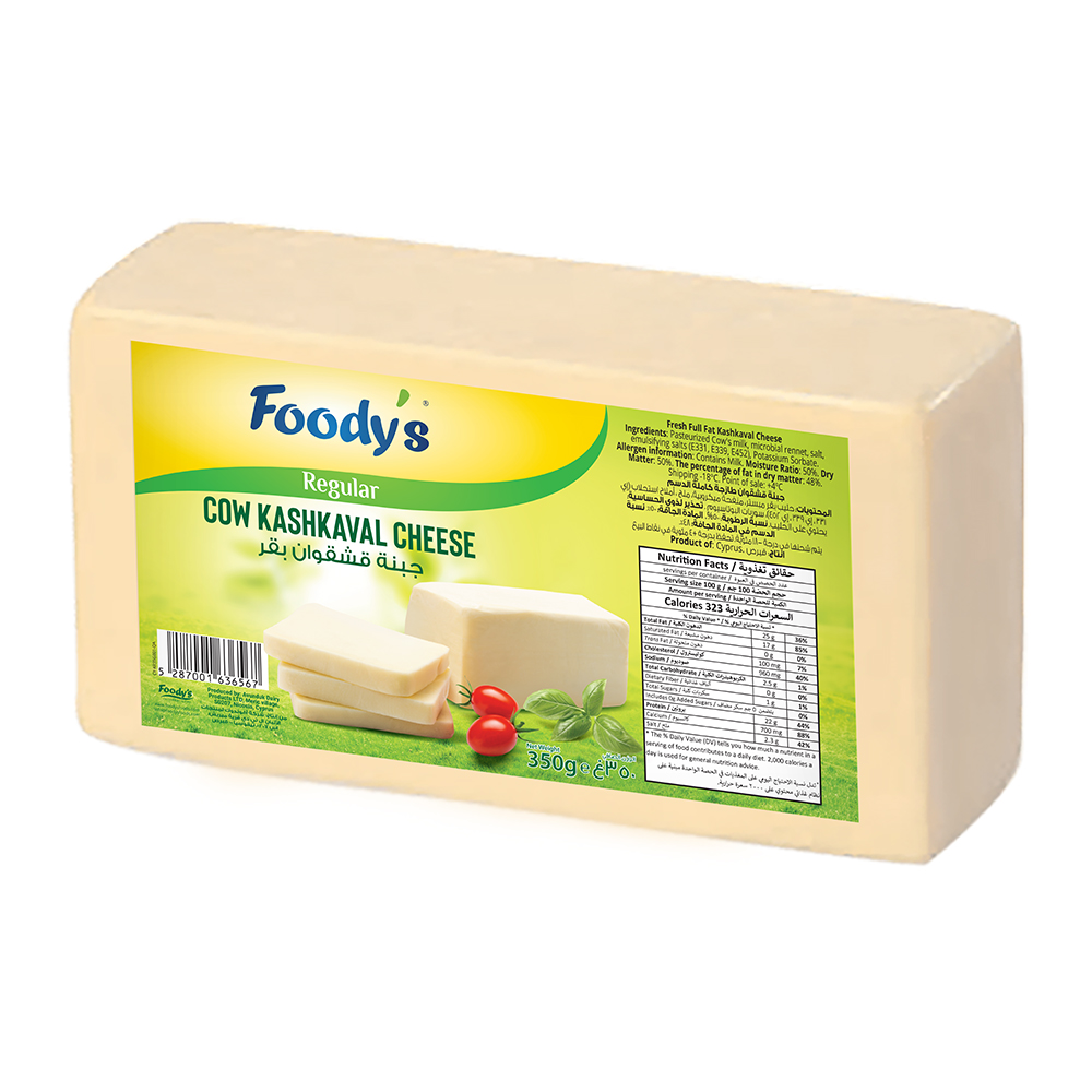 Foody's Food-Cow Kashkaval Cheese Regular