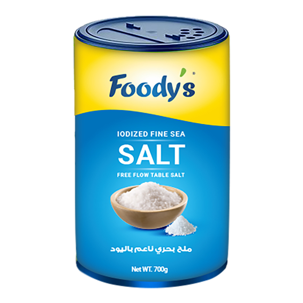 Foody's Food-Iodized Fine Sea Salt