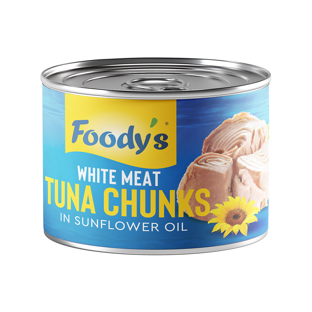 Foody's Food-White Meat Tuna Chunks in Sunflower Oil